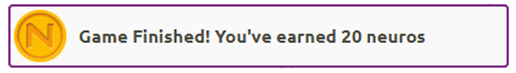 notification earned neuros
